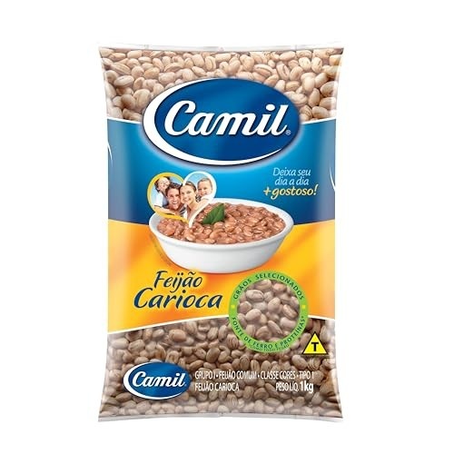Feijão Carioca Tipo 1 Camil Pct 1kg