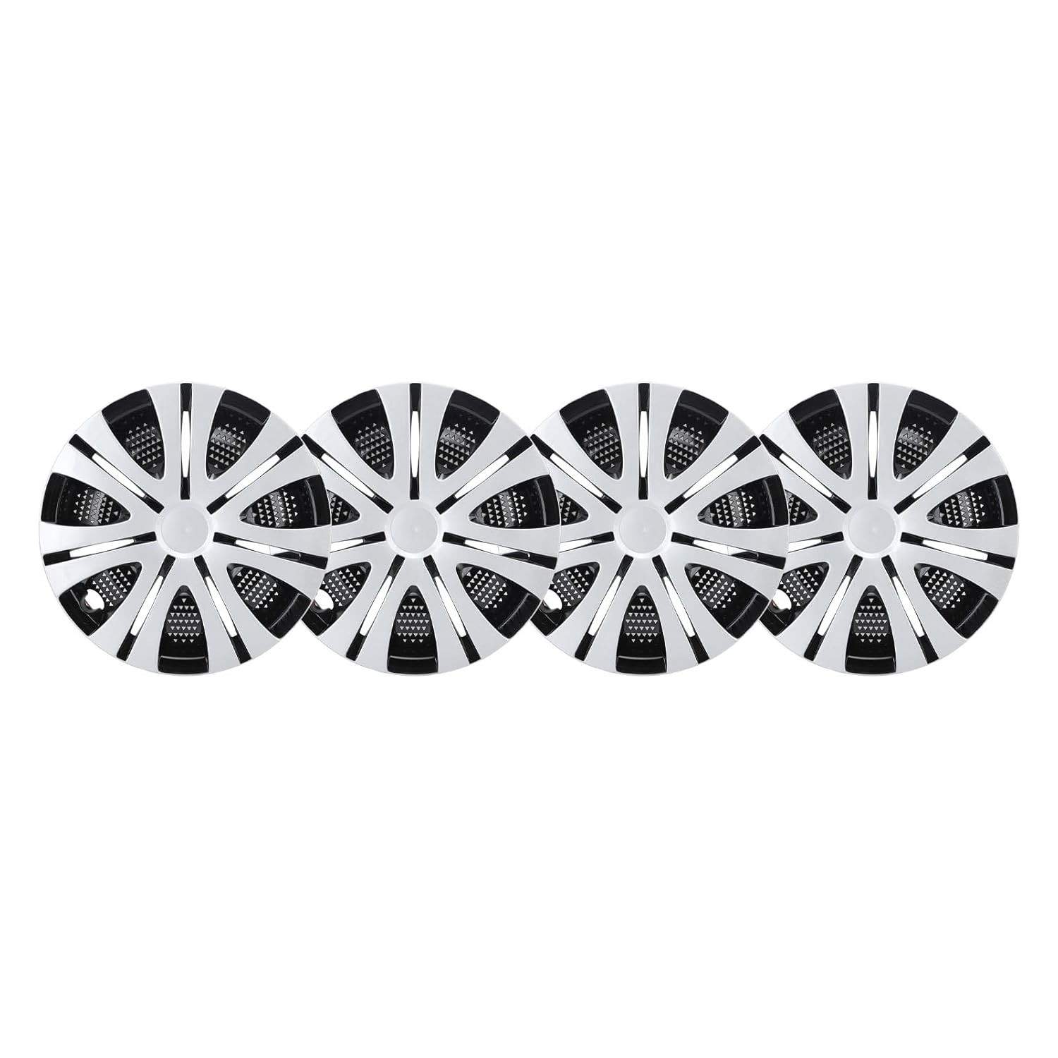 Jogo 4 Calotas Hub Prata 14" para Carros e Caminhões - Proteção e Estilo para Rodas de Aço