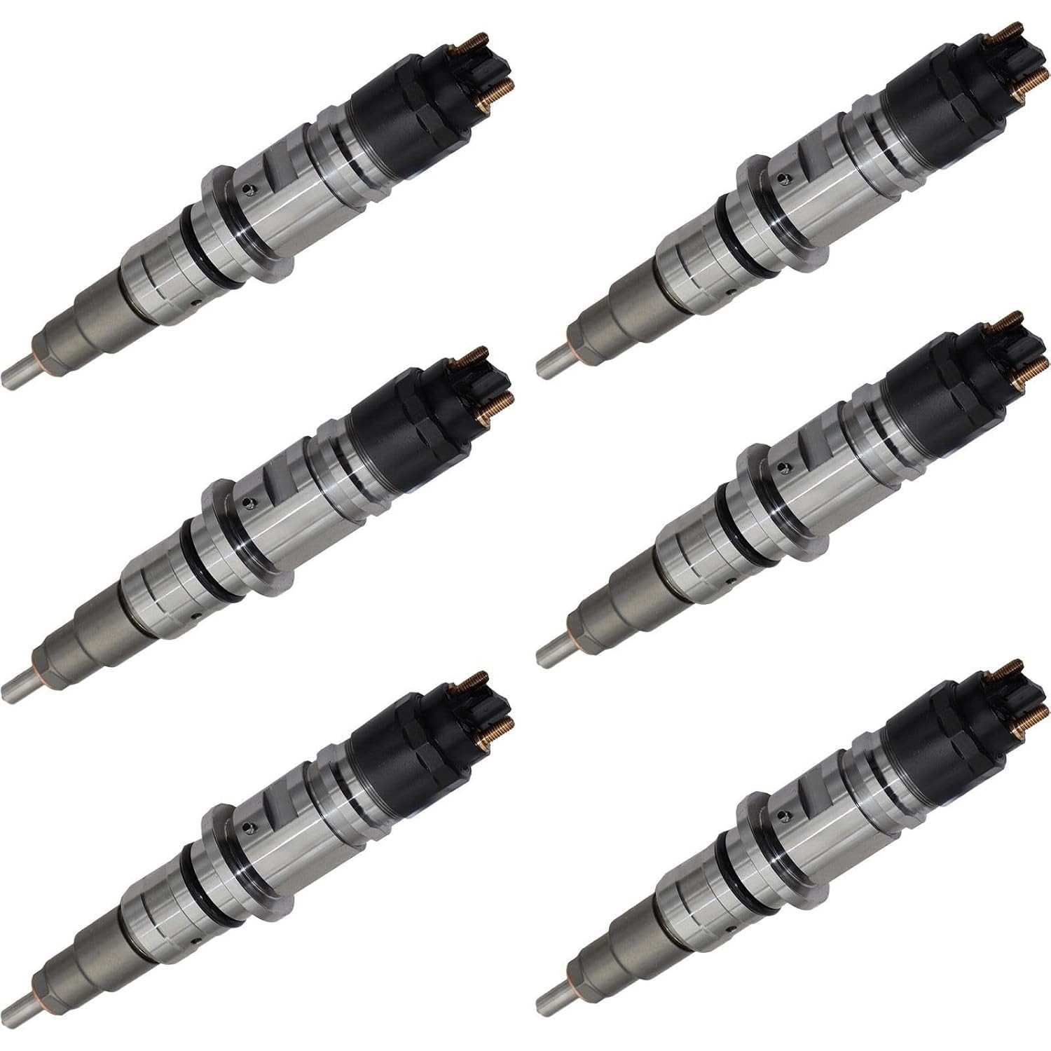 Kit 6 Injetores de Combustível 0445120161 para Caminhões Kamaz e Motores Cummins ISB