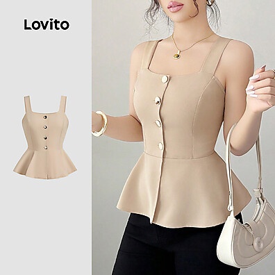 Camisa Cáqui Lovito: Leveza e Estilo!