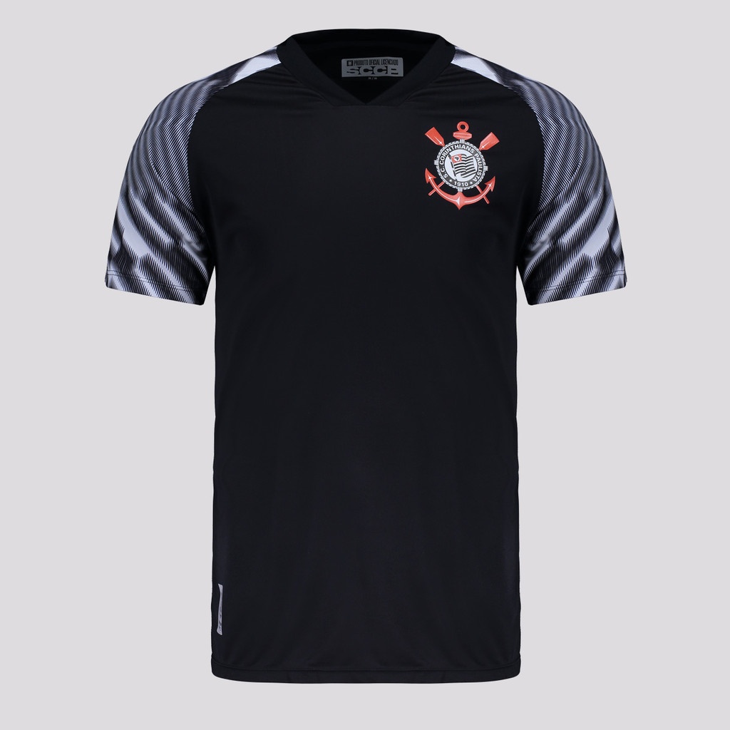 Camisa Corinthians Lines Preta: Garanta a Sua!