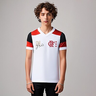 Camisa Flamengo Zico 1981 Retrô: Infantil e Juvenil!
