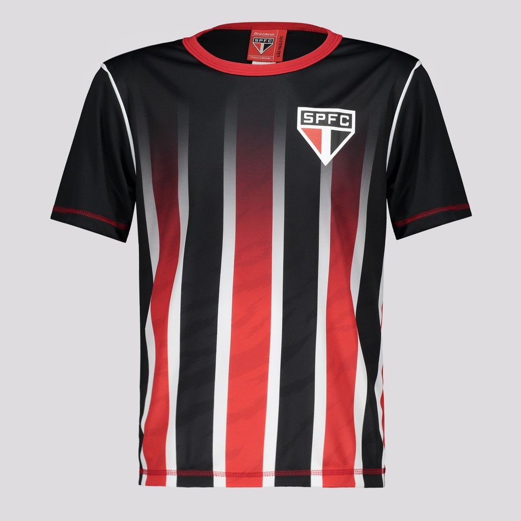 Camisa Infantil São Paulo: Preto e Conforto!
