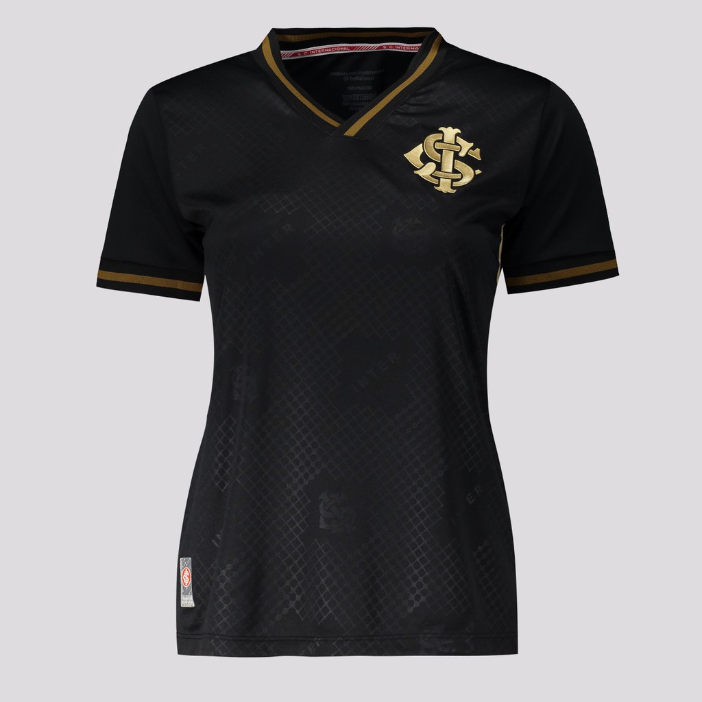 Camisa Internacional Feminina: Preto e Elegância!