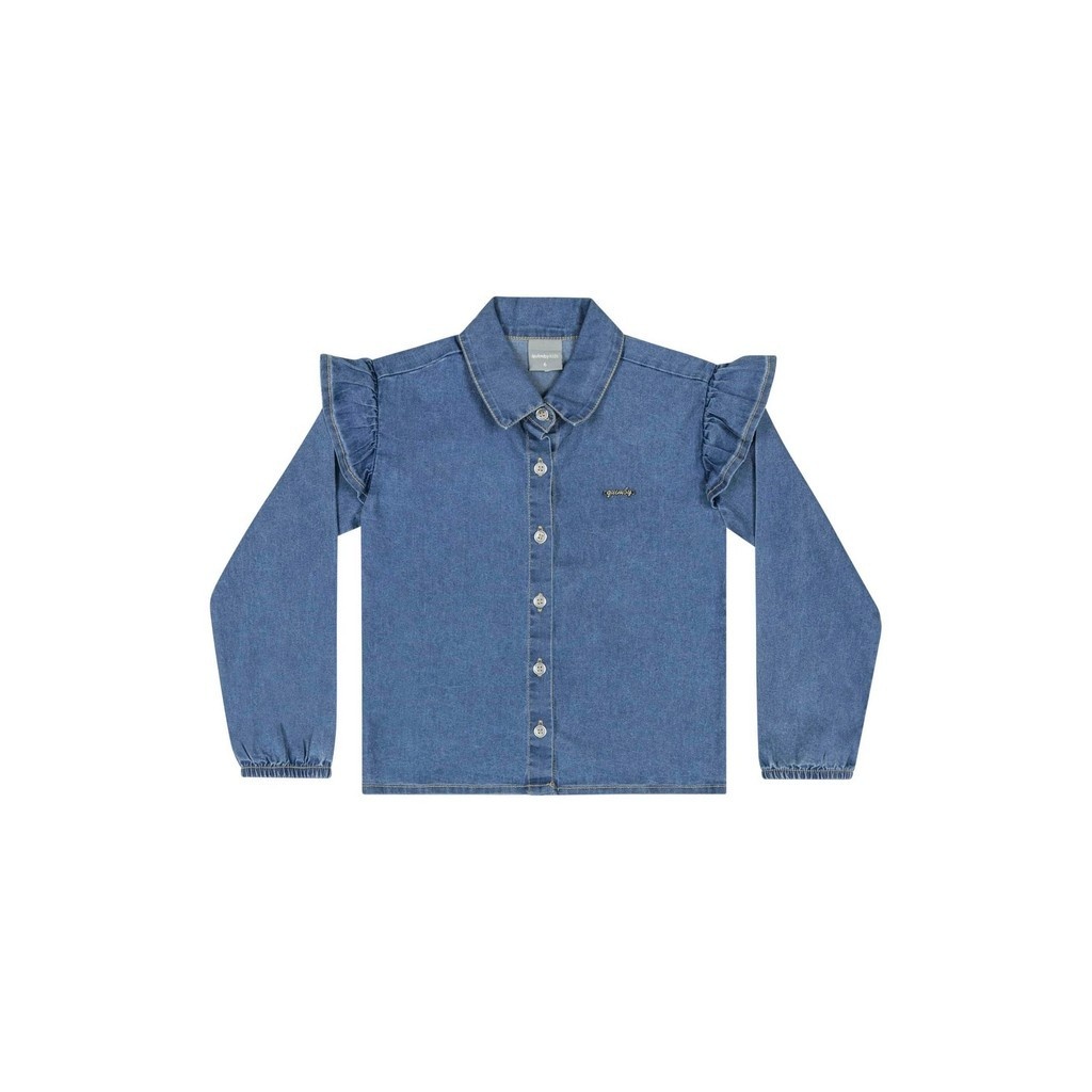 Camisa Jeans Infantil Menina: Estilo e Conforto!
