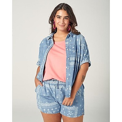 Camisa Jeans Oversized Malwee Plus: Seu Novo Look!