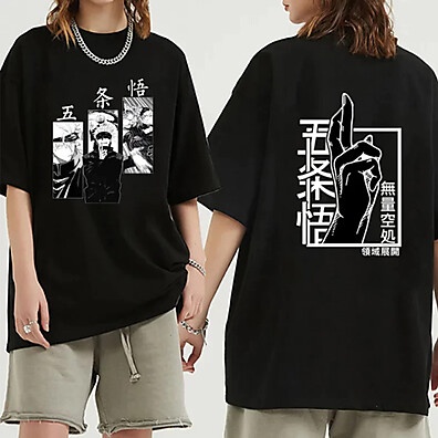 Camisa Jujutsu Kaisen Satoru Gojo – Estilo e Conforto