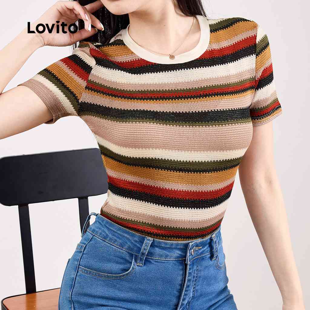 Camisa Listrada Lovito: Elegância Casual
