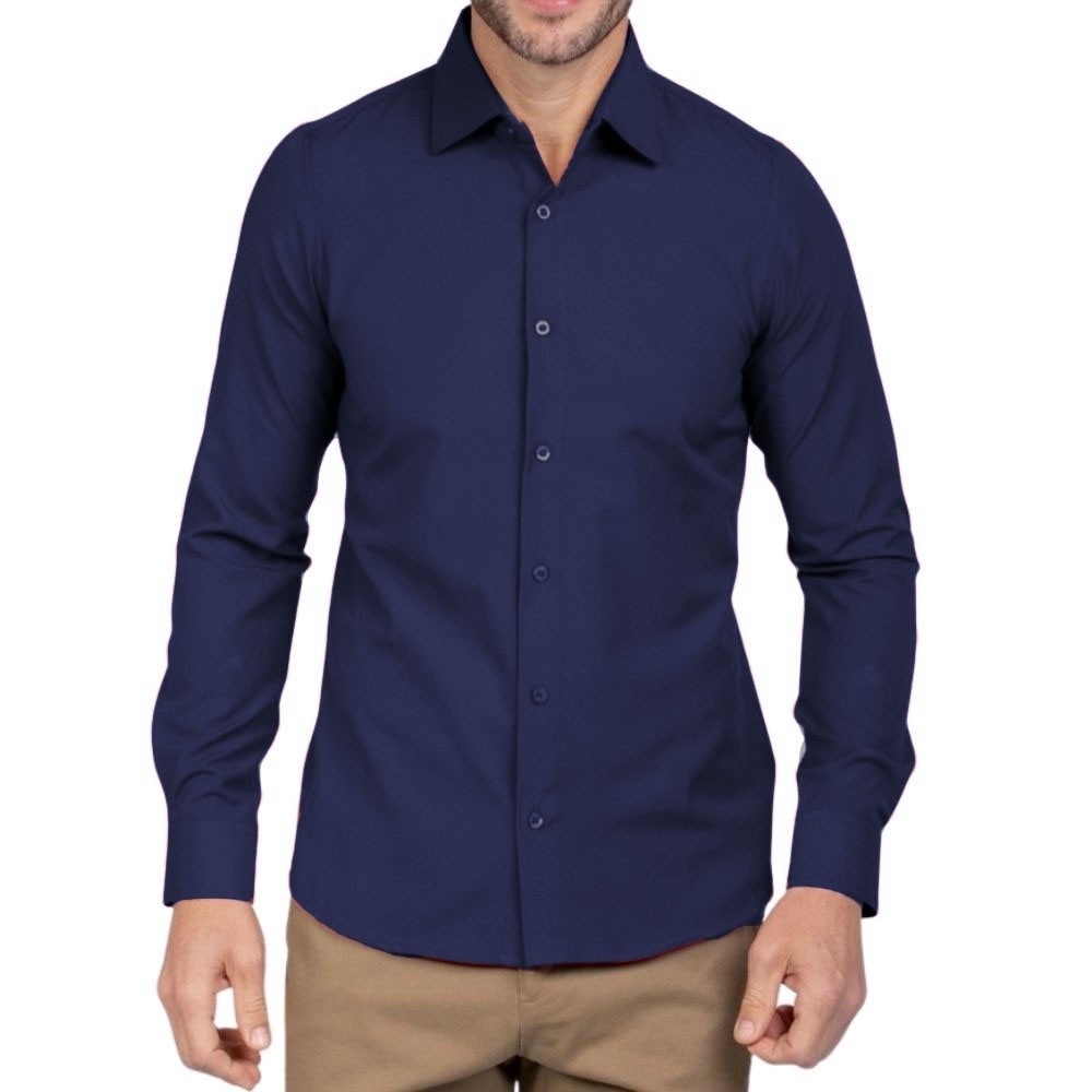 Camisa Manga Longa Slim Fit: Luxo e Conforto