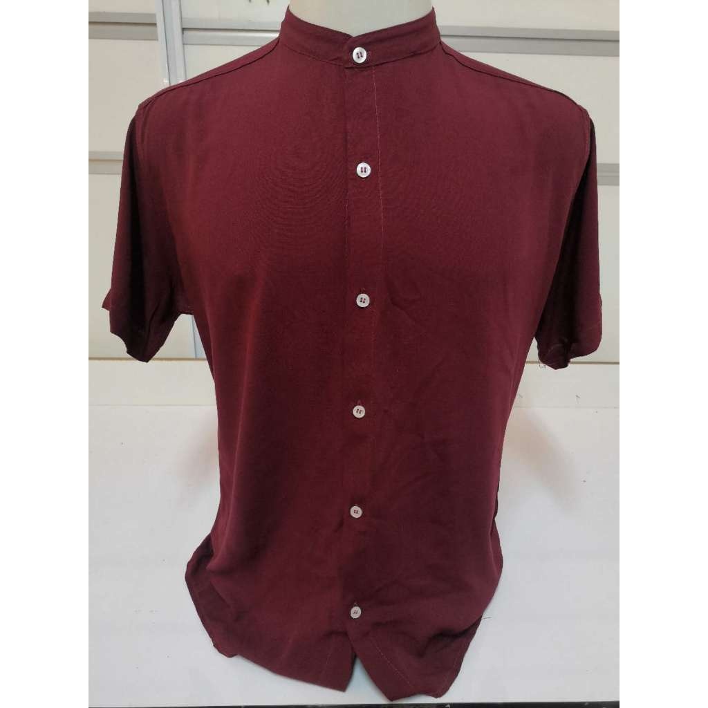Camisa Masculina com Gola Clerical 100% Viscolinho – Estilo e Conforto em Várias Cores