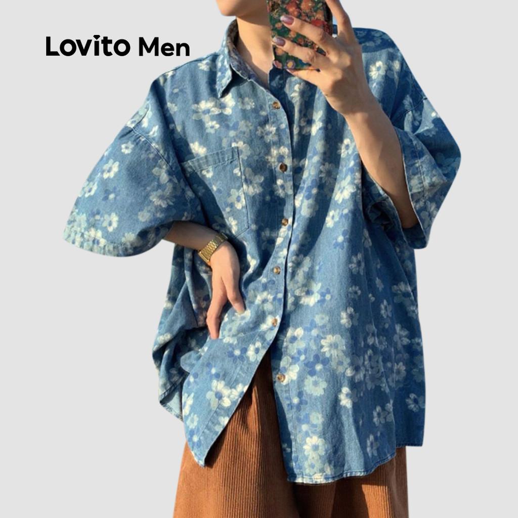Camisa Masculina Lovito: Estilo Casual para o Verão