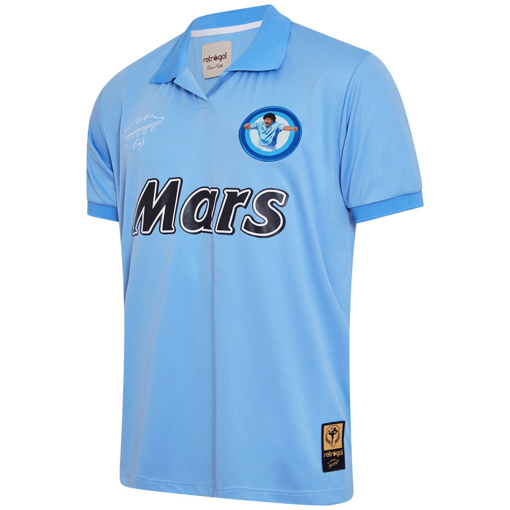 Camisa Napoli Retrô Maradona: Reviva a Magia!