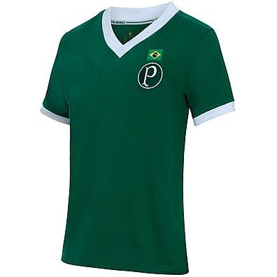 Camisa Palmeiras Retrô 1951: Verde e Impecável!