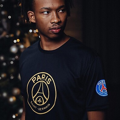Camisa PSG Oficial com Logo Dourado - Estilo Francês