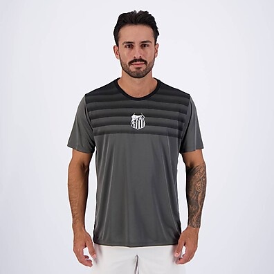 Camisa Santos Moss Cinza: Estilo e Conforto em um Só Lugar