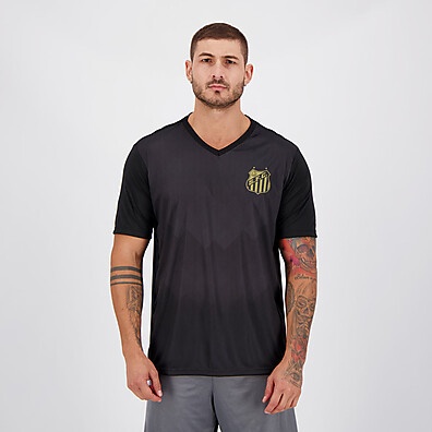 Camisa Santos Preta: Estilo e Tradição!