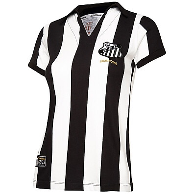 Camisa Santos Retrô 62/63 Feminina: Reviva a História!