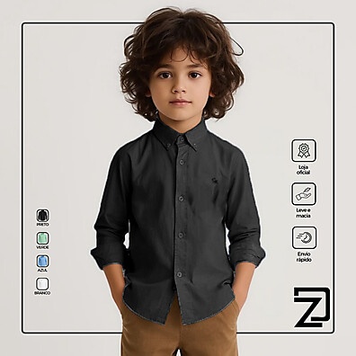Camisa Social Infantil: Elegância e Conforto