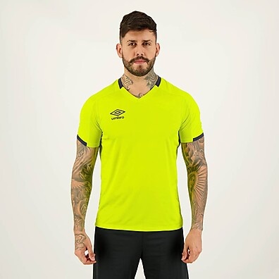 Camisa Umbro Art Diamond Verde Limão – Estilo e Performance