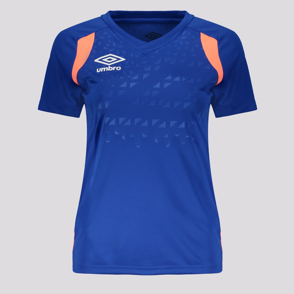 Camisa Umbro Diamond Relief Feminina Azul: Estilo e Performance