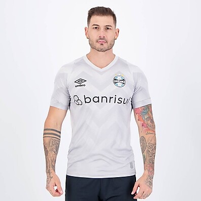 Camisa Umbro Grêmio Goleiro 2024 Cinza – Alta Performance e Estilo