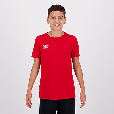 Camisa Umbro Juvenil Striker Vermelha: Jogue com Estilo!