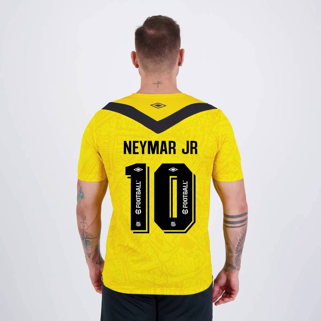 Camisa Umbro Santos III Neymar 2024: Celebre o Rei!