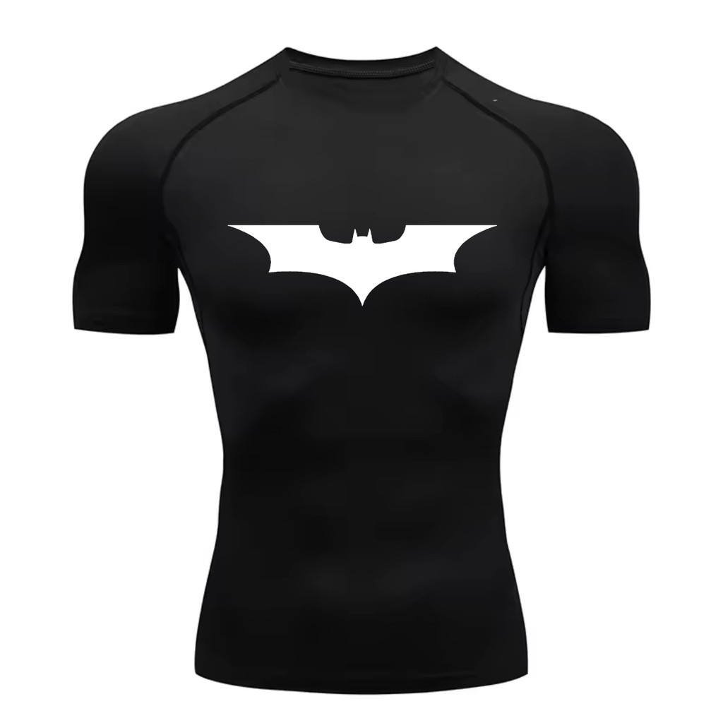 Camisa UV 50+ Proteção Solar Batman – Segunda Pele Gelada para Academia e Praia