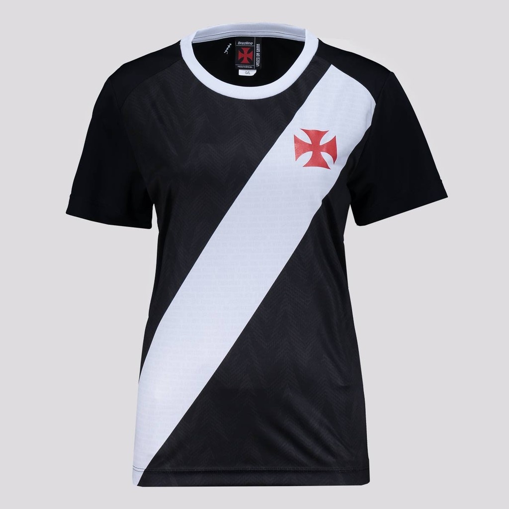 Camisa Vasco Feminina: Preto e Paixão!