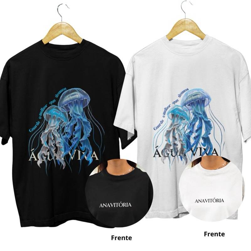 Camiseta Água-Viva AnaVitória: Conforto e Estilo em 100% Algodão