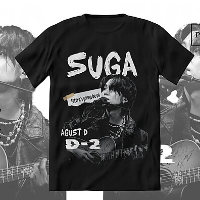 Camiseta Agust D: Estilo K-Pop e Conforto!