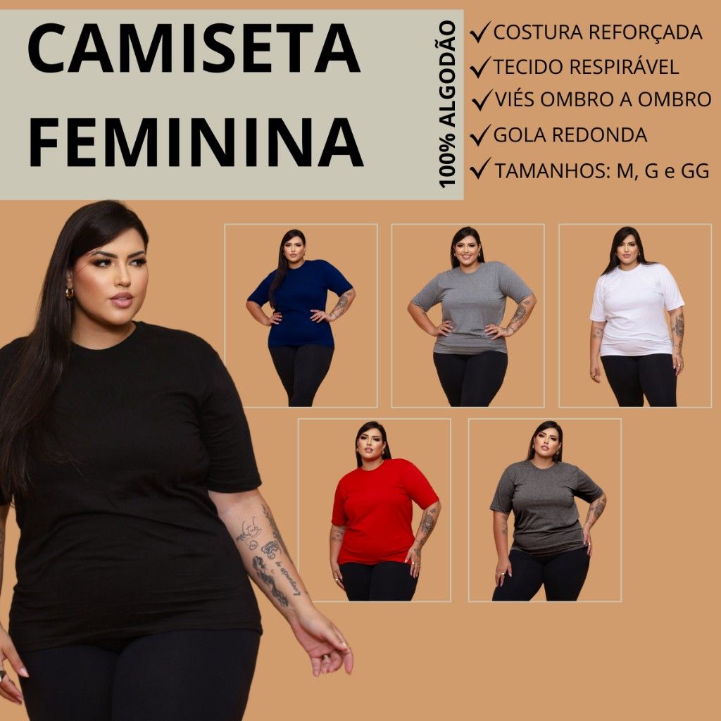 Camiseta Algodão Premium: Conforto e Qualidade!