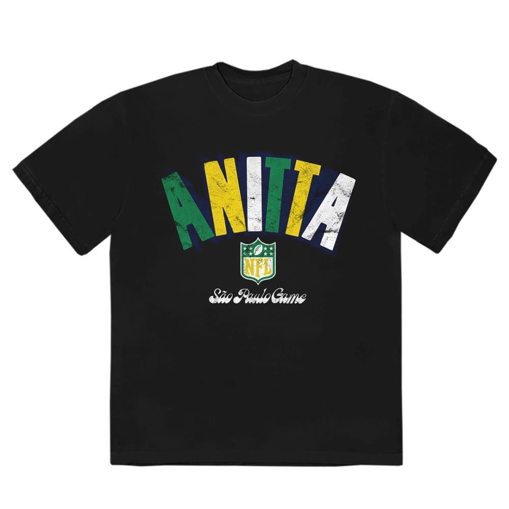 Camiseta Anitta x NFL: Estilo e Atitude!