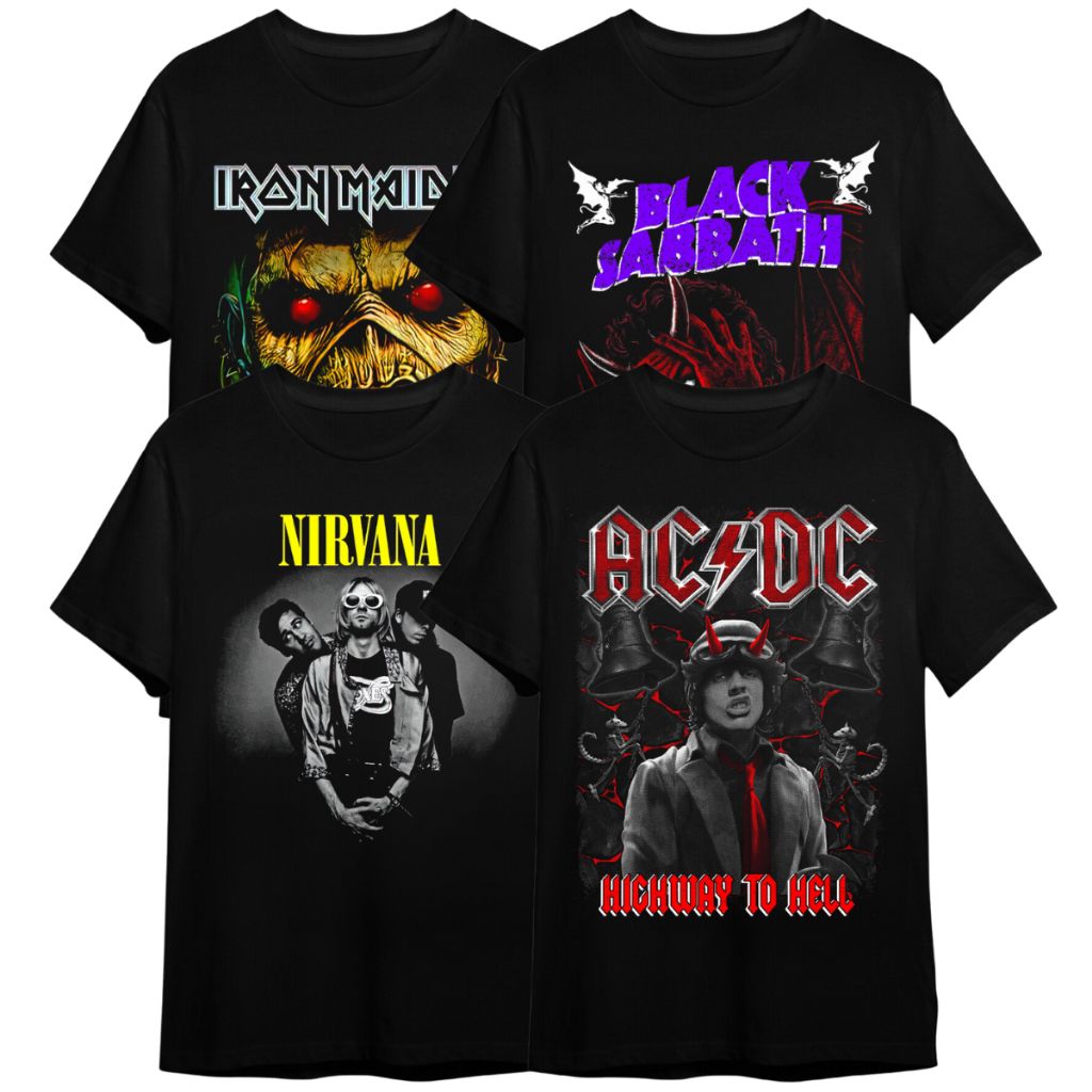 Camiseta Banda Rock: Estilo Oficial!