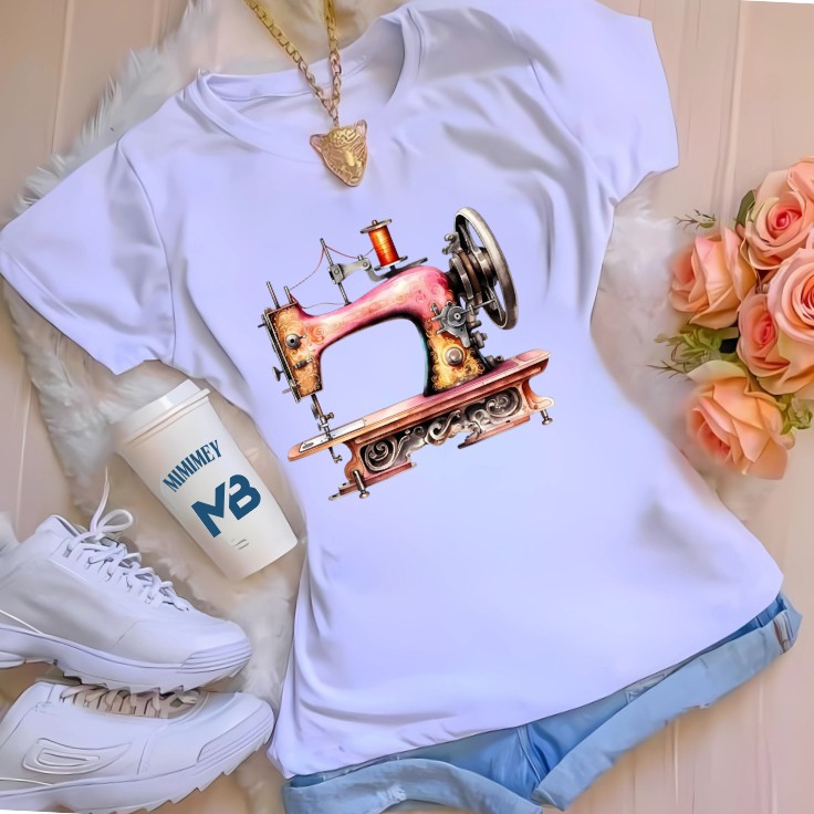 Camiseta Bella Gis para Costureiras: Estilo e Durabilidade
