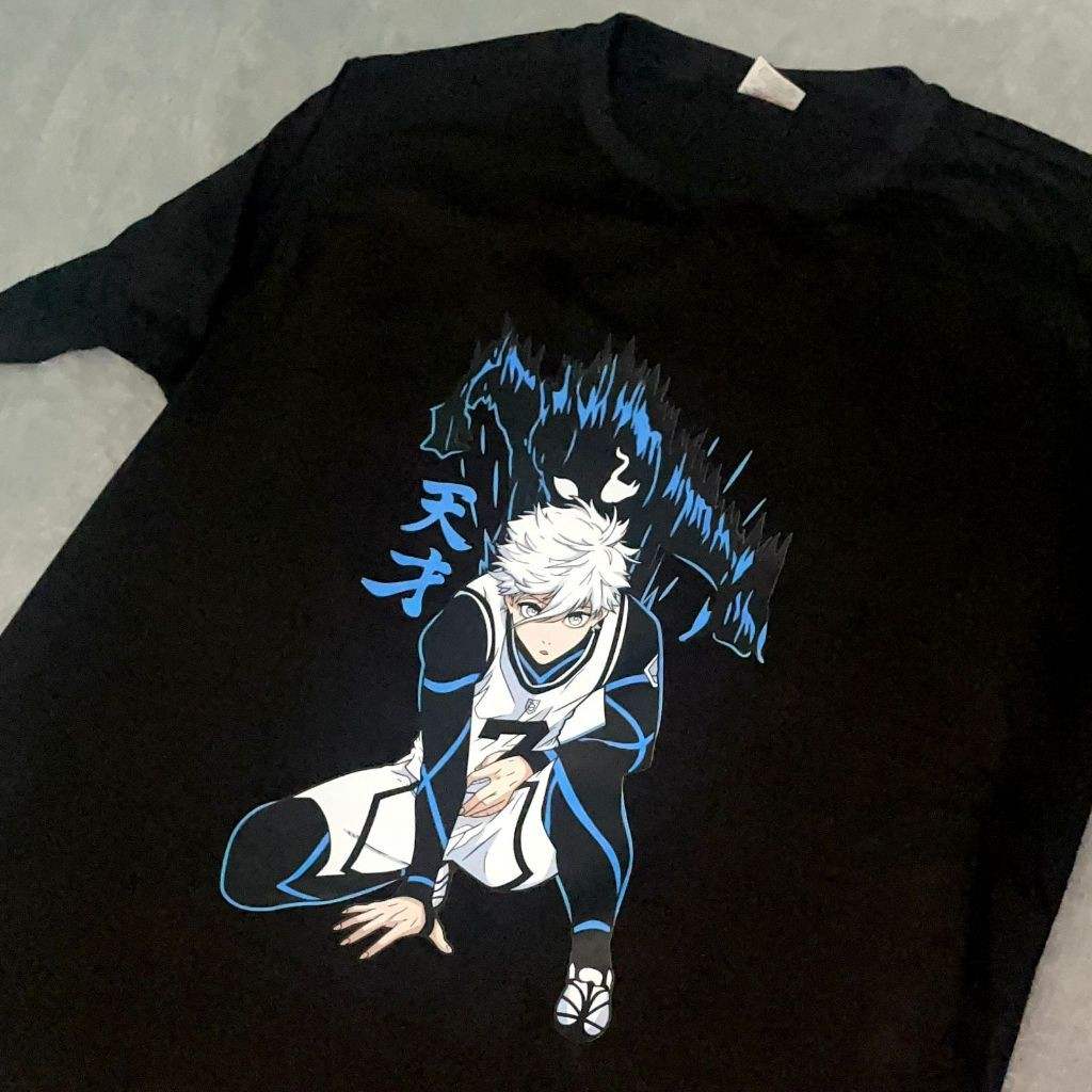 Camiseta Blue Lock Nagi: Estilo Anime 100% Algodão!