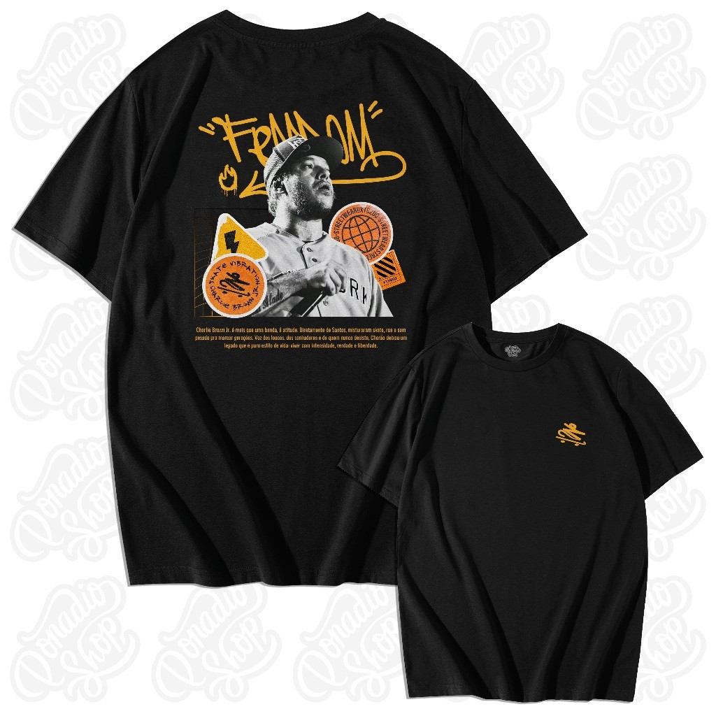 Camiseta Charlie Brown Jr. 100% Algodão – Estilo e Conforto