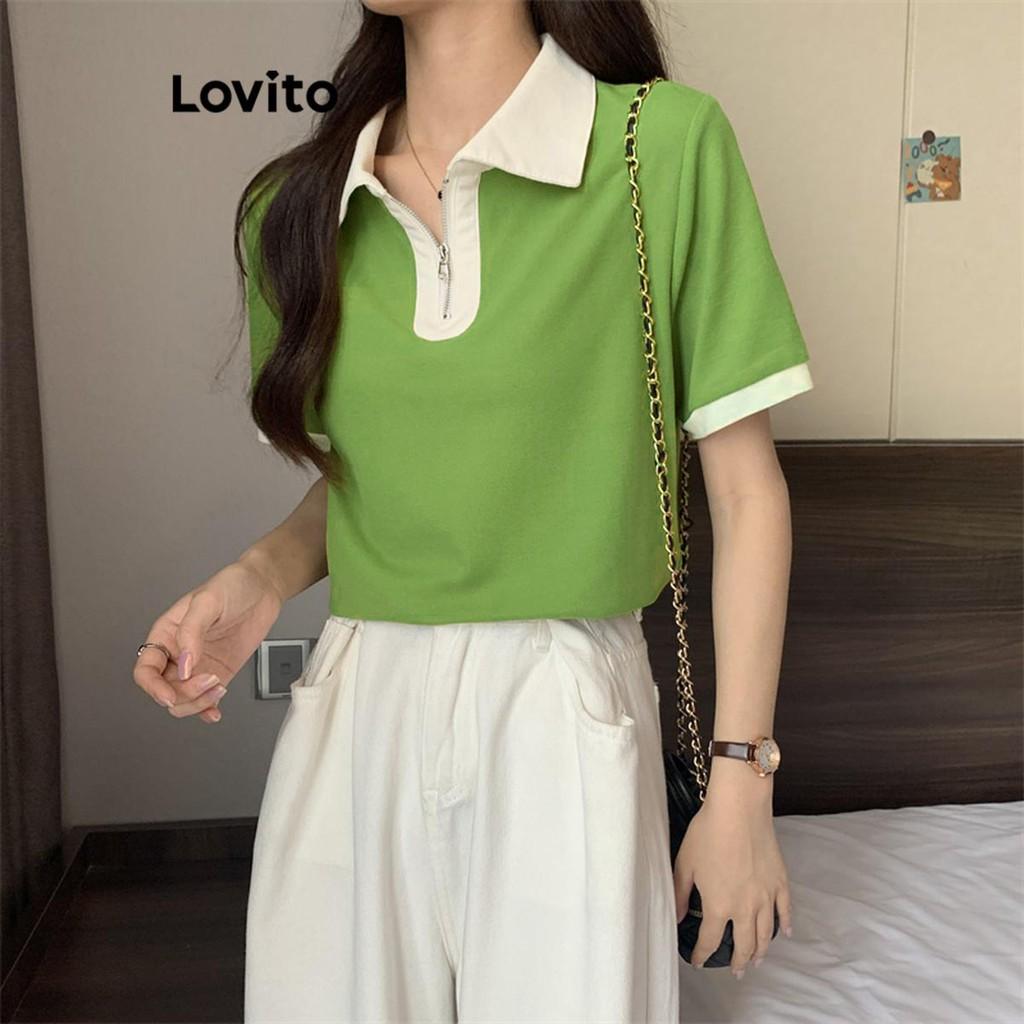 Camiseta Colorblock Lovito: Estilo e Conforto!