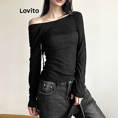 Camiseta Elegante Sem Costas Lovito LNL188