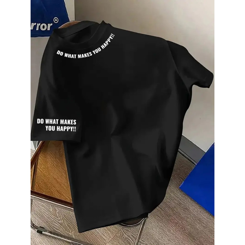 Camiseta "Faça o Que Te Faz Feliz": Conforto e Estilo