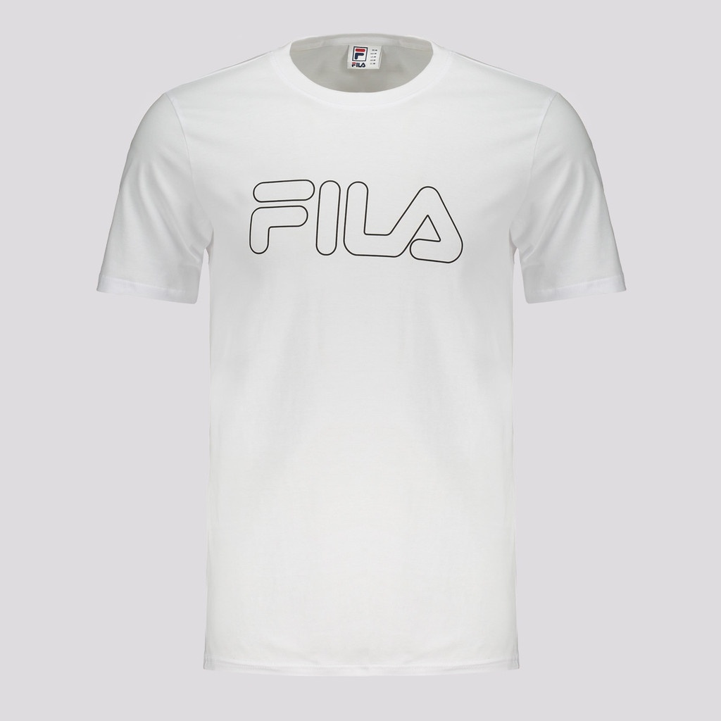Camiseta Fila Letter Outline: Estilo e Conforto!