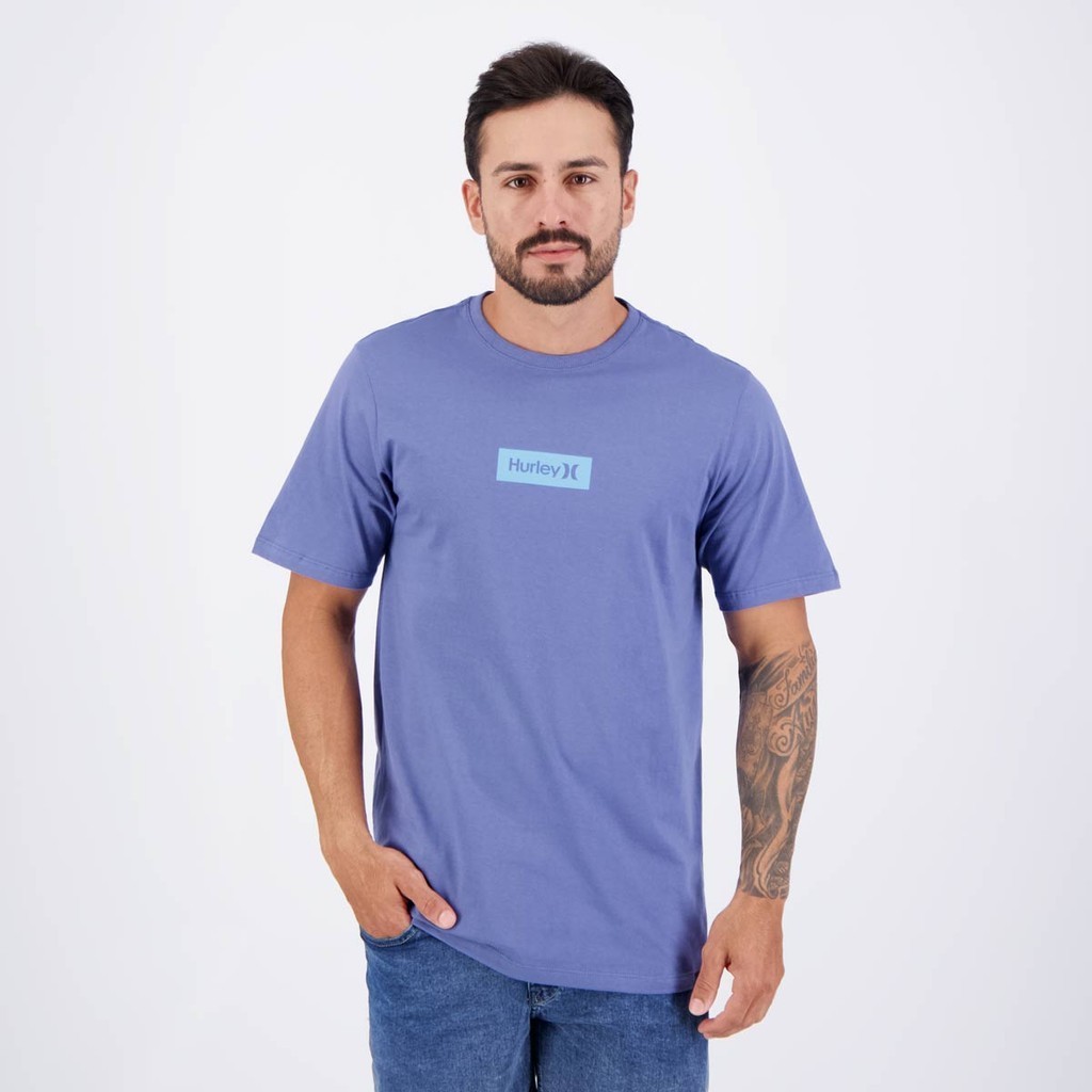 Camiseta Hurley Calibox Azul: Conforto e Estilo!
