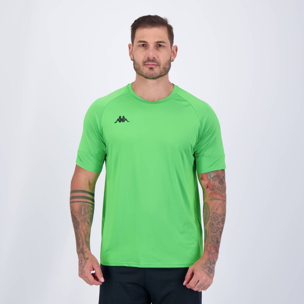 camiseta-kappa-benji-verde-treino-com-estilo
