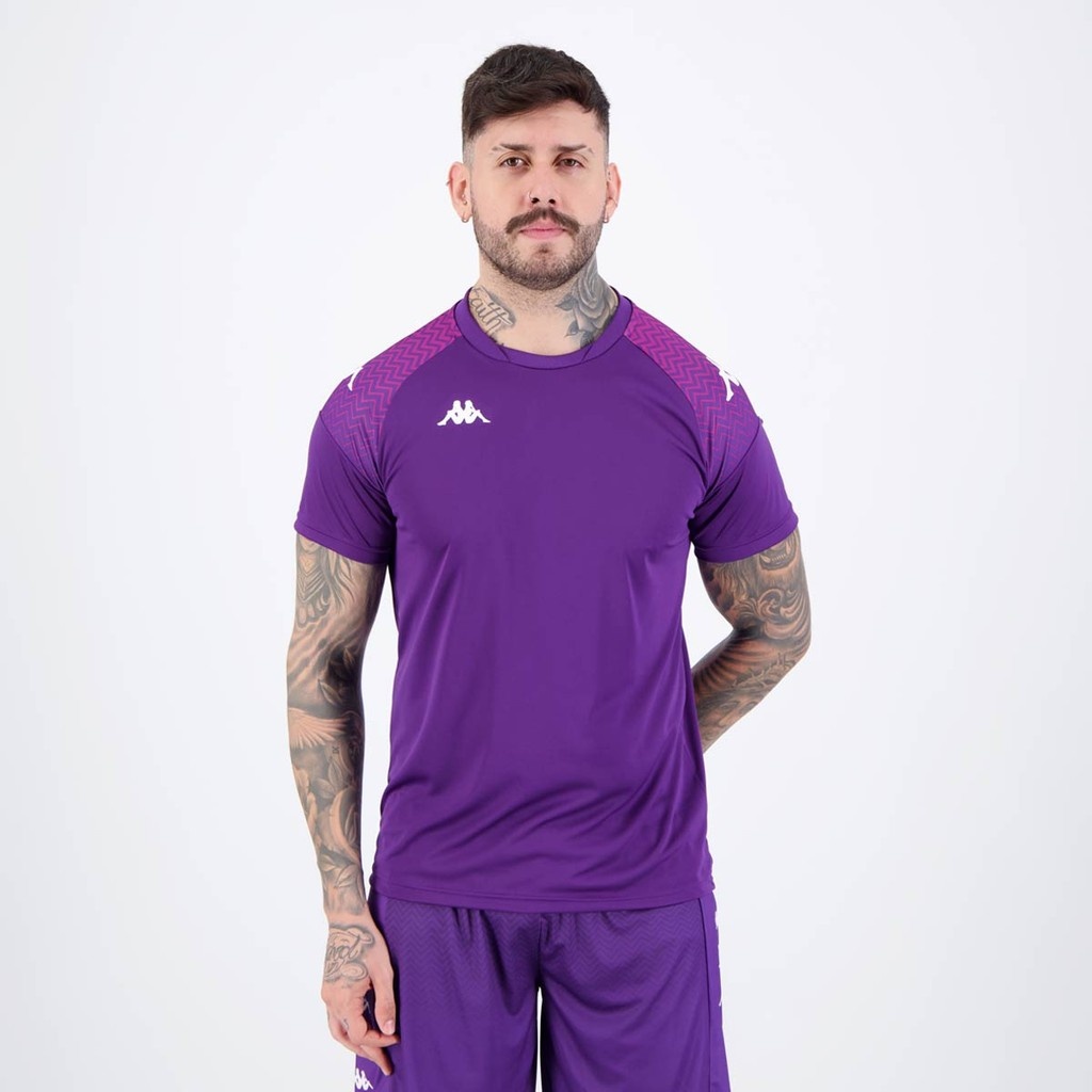 Camiseta Kappa Sammy Roxa: Conforto e Estilo