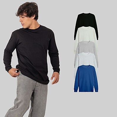 Camiseta Manga Longa Streetwear Oversized – Conforto e Estilo