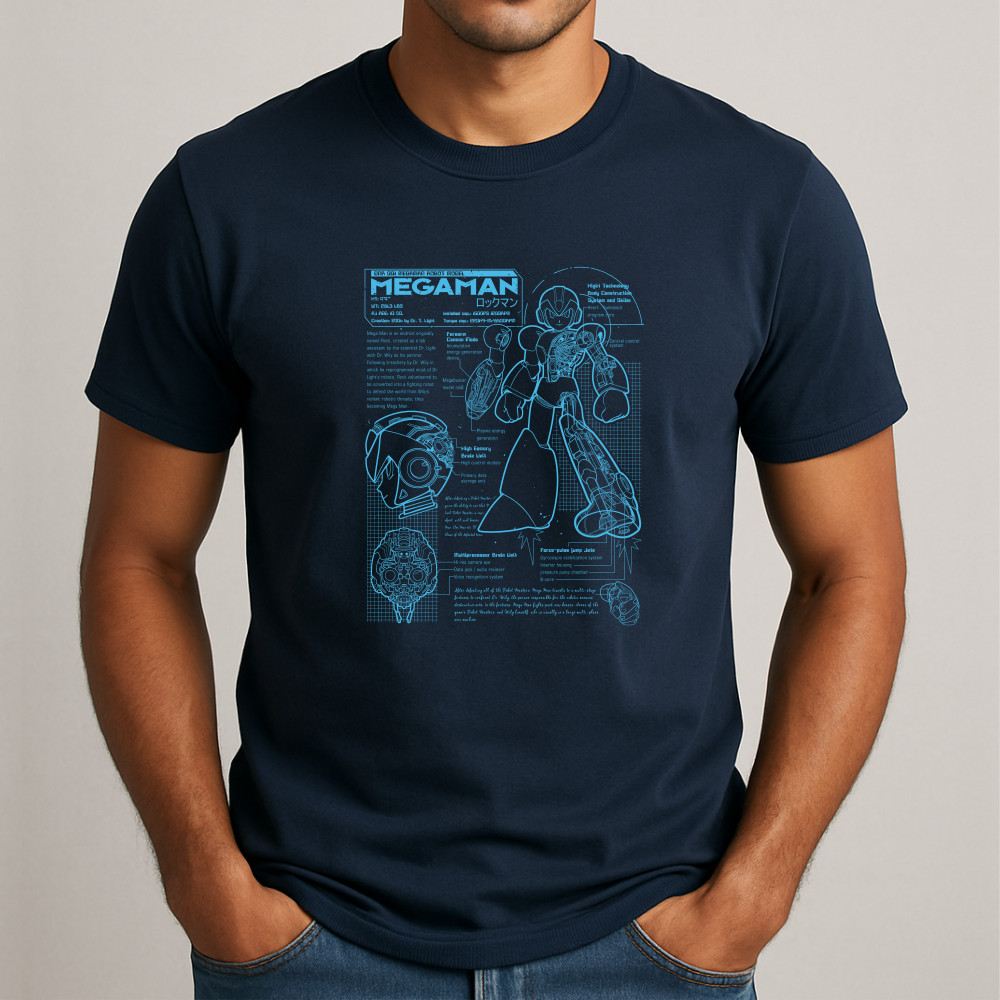 Camiseta Mega Man Project: Conforto Essencial