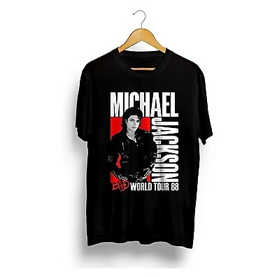 Camiseta Michael Jackson Bad: Edição Limitada 1988 🎸
