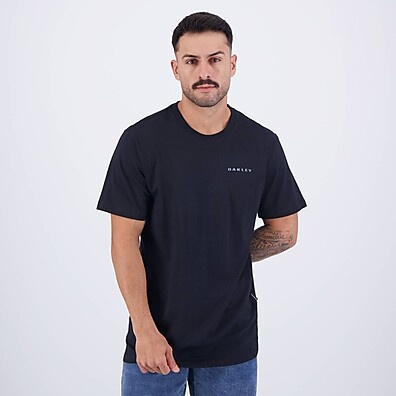 Camiseta Oakley Ellipse Heritage Preta: Estilo Casual Premium
