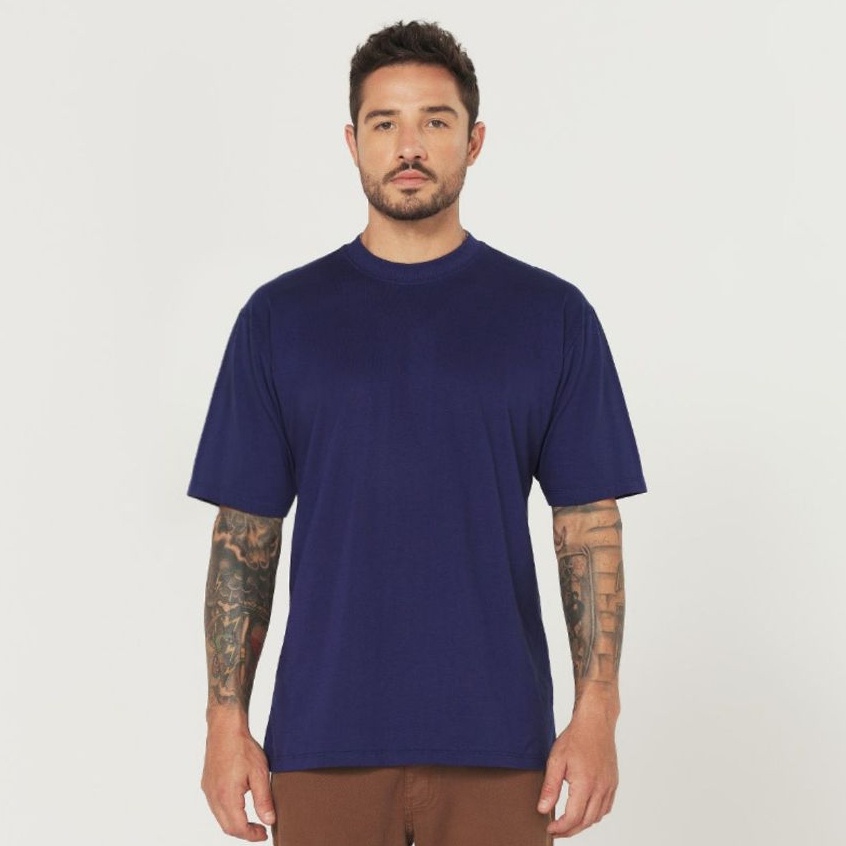 Camiseta Oversized Azul Marinho: Conforto e Estilo