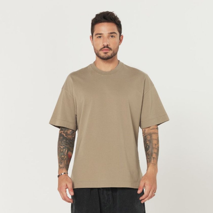 Camiseta Oversized Bege: Estilo e Qualidade